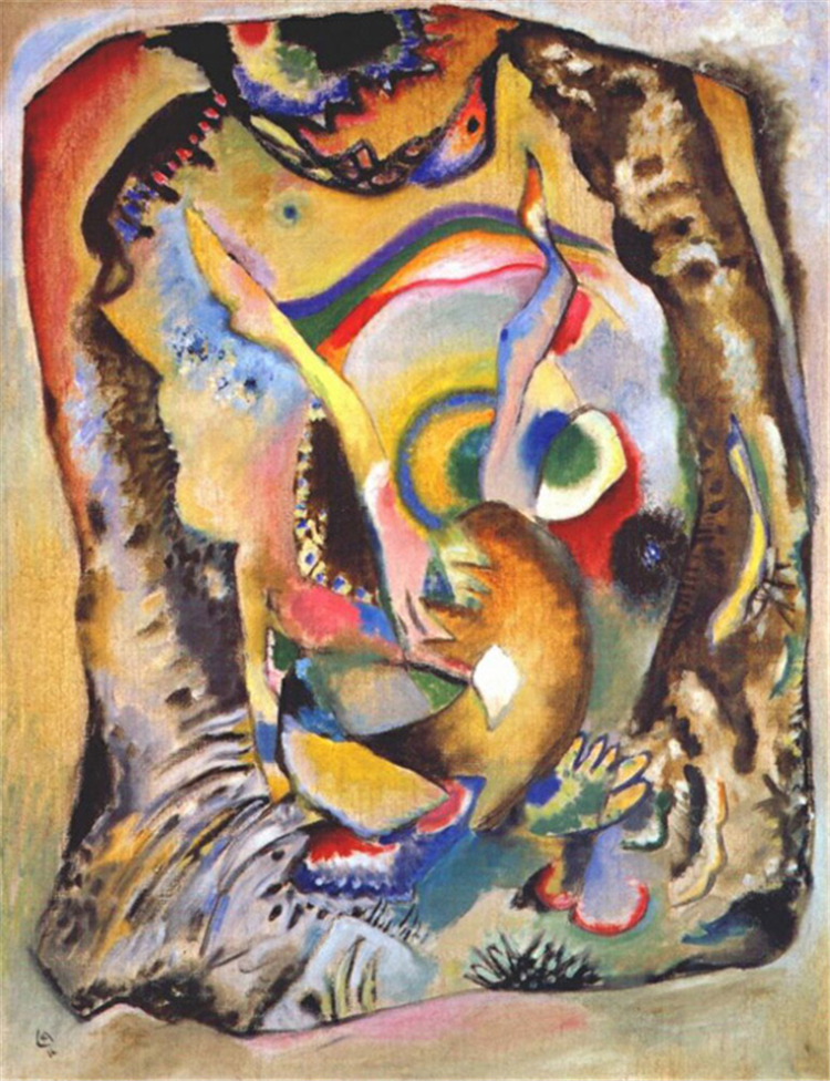 Painting on Light Ground Wassily Kandinsky Oil Painting